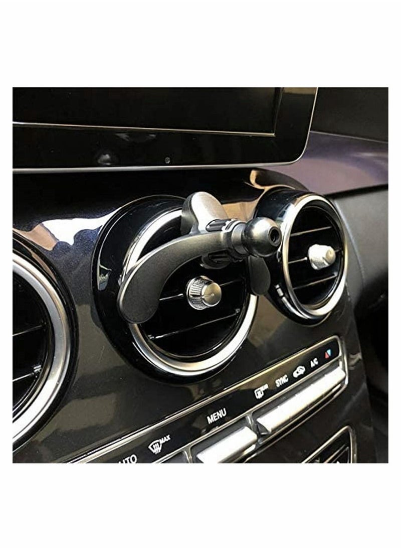 Y&D - Car vent phone holder base,Never fall down hook mount base,Adjustable base universal for 17mm diameter ball head (Triangle base) - Image 1