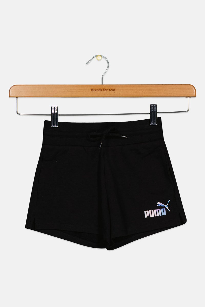 PUMA Kids Boy Sportswear Fit Running Shorts, Black - Image 3