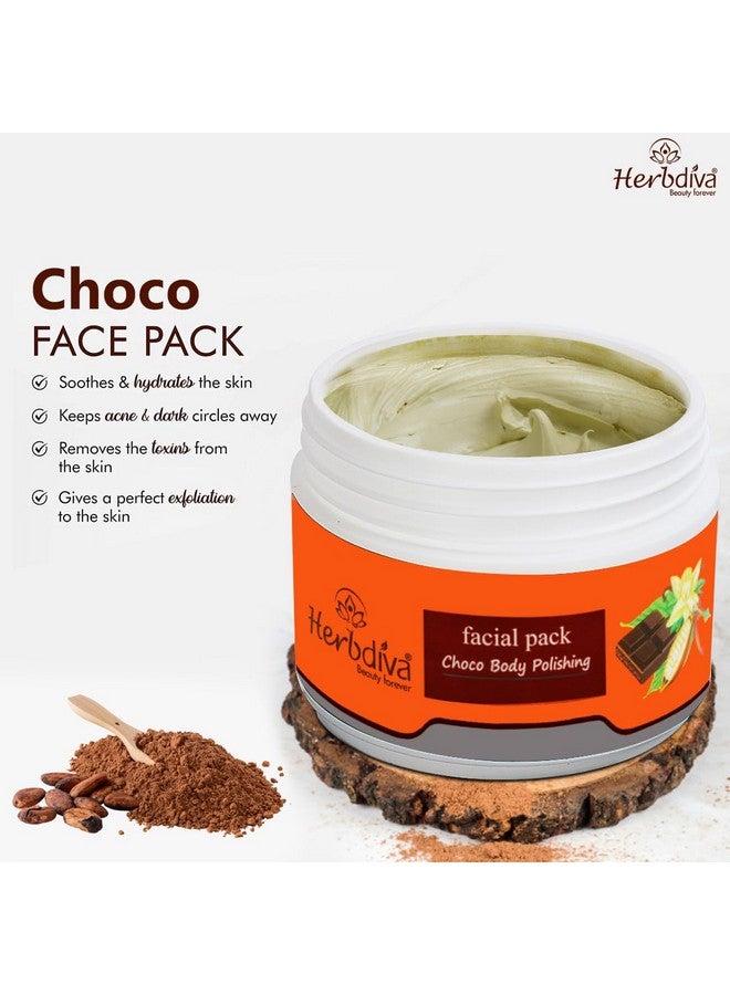 Herbdiva Choco Face and Body Pack 250g, Nourishing, Relaxing, and Moisturizing, Indulge Your Skin from Head to Toe, Delightful Nourishment of Chocolate, Suitable for All Skin Types - Image 4
