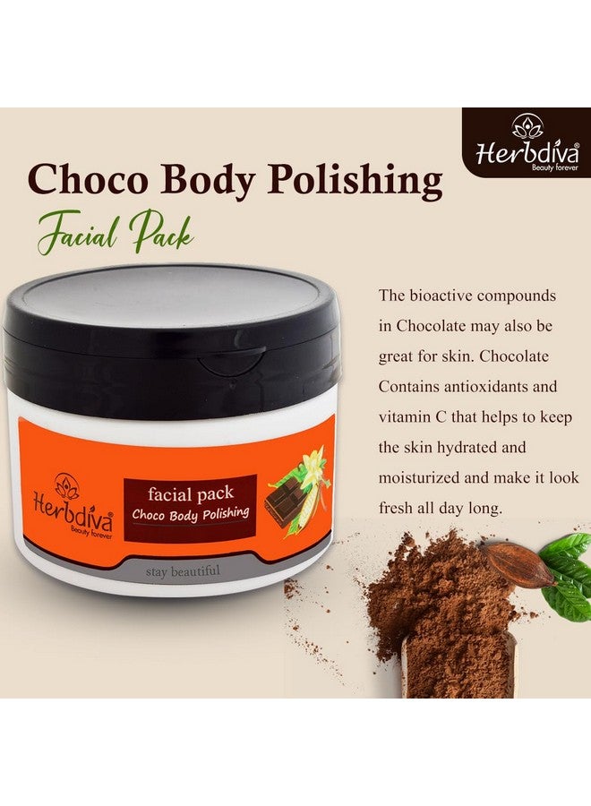 Herbdiva Choco Face and Body Pack 250g, Nourishing, Relaxing, and Moisturizing, Indulge Your Skin from Head to Toe, Delightful Nourishment of Chocolate, Suitable for All Skin Types - Image 3