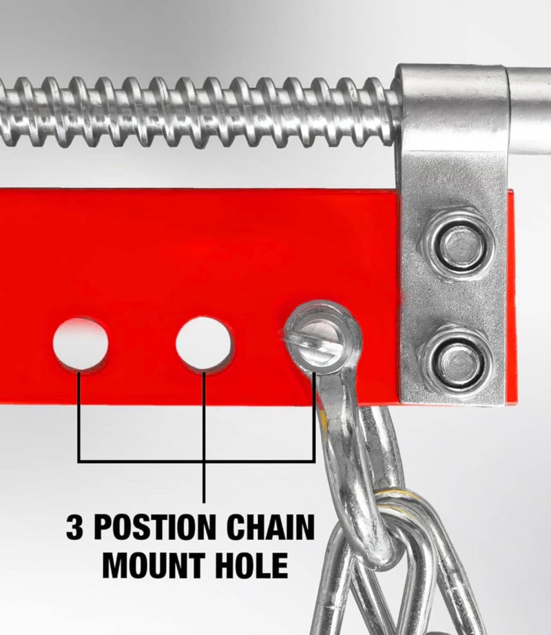 BIG RED T32100 Torin Engine Hoist Shop Crane Accessory: Steel 3 Position Engine Leveler with Adjustable Handle, 3/4 Ton (1,500 lb) Capacity, Red - Image 3