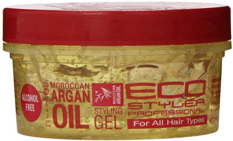 ECOCO EcoStyler Gel, Moroccan Argan Oil, 8 oz (Pack of 2)