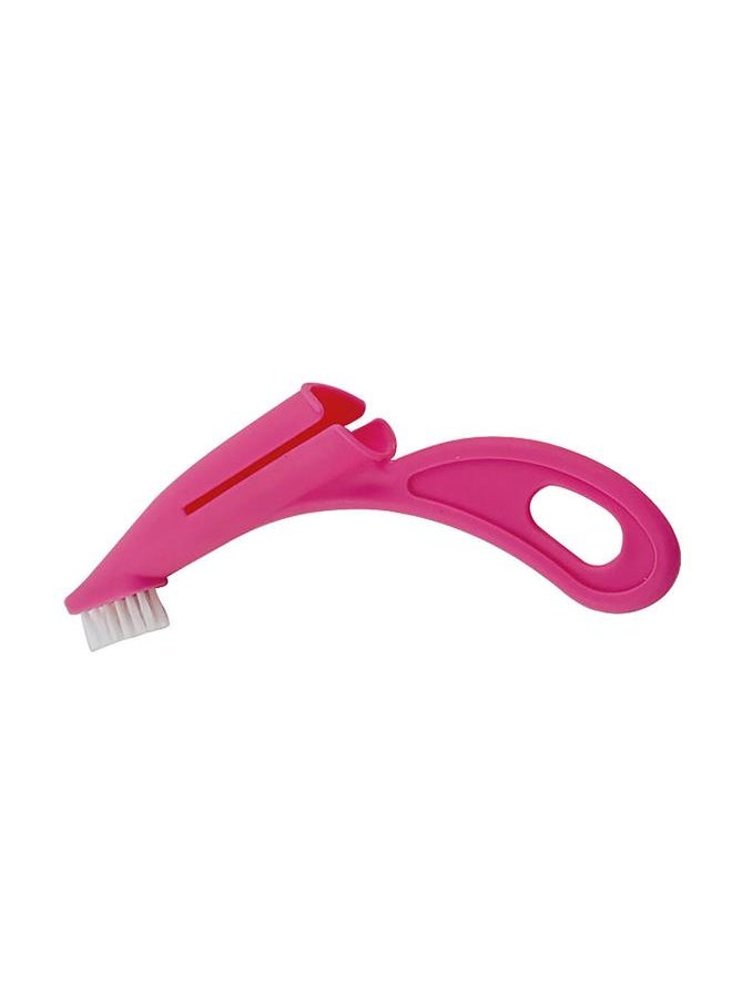 Thoraya Dog Finger Toothbrush Nylon Bristle Dental Oral Care Pet Finger Brush Teeth Gums Care Kit for Dogs Cats Red  - Image 3