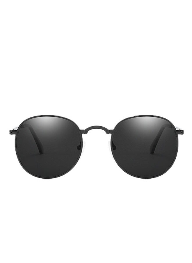 FPC Classic Round Sunglasses Man Vintage Small Frame Driving Sun Glasses Retro Male Black Shades  - Image 2