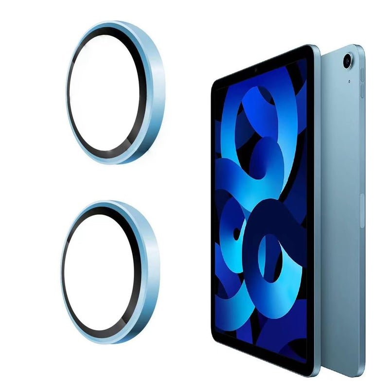 iyanzi For iPad Air 13 & 11 Inch Camera Lens Protector Tempered Glass (M3 2025 & M2 2024)- 2 Packs -Compatible with iPad 11th Generation A16,iPad Mini 7 / Mini 6 , iPad Air 2020/2022,iPad 10th Gen-Blue - Image 1