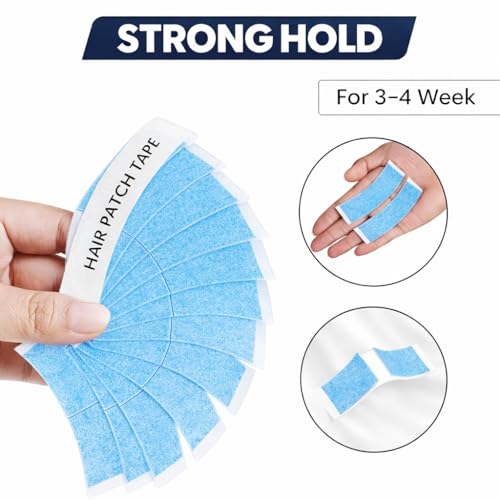 Stylazo Hair Wig Tape, Hair Toupee Tape, Front Lace Blue Tape 36 pcs Leaves No Residue - Image 2