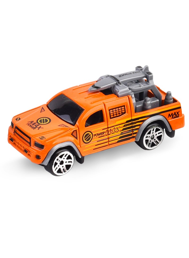 Little Story 6 Pieces Alloy Sliding Pickup Toy Truck - Multicolor  - Image 3