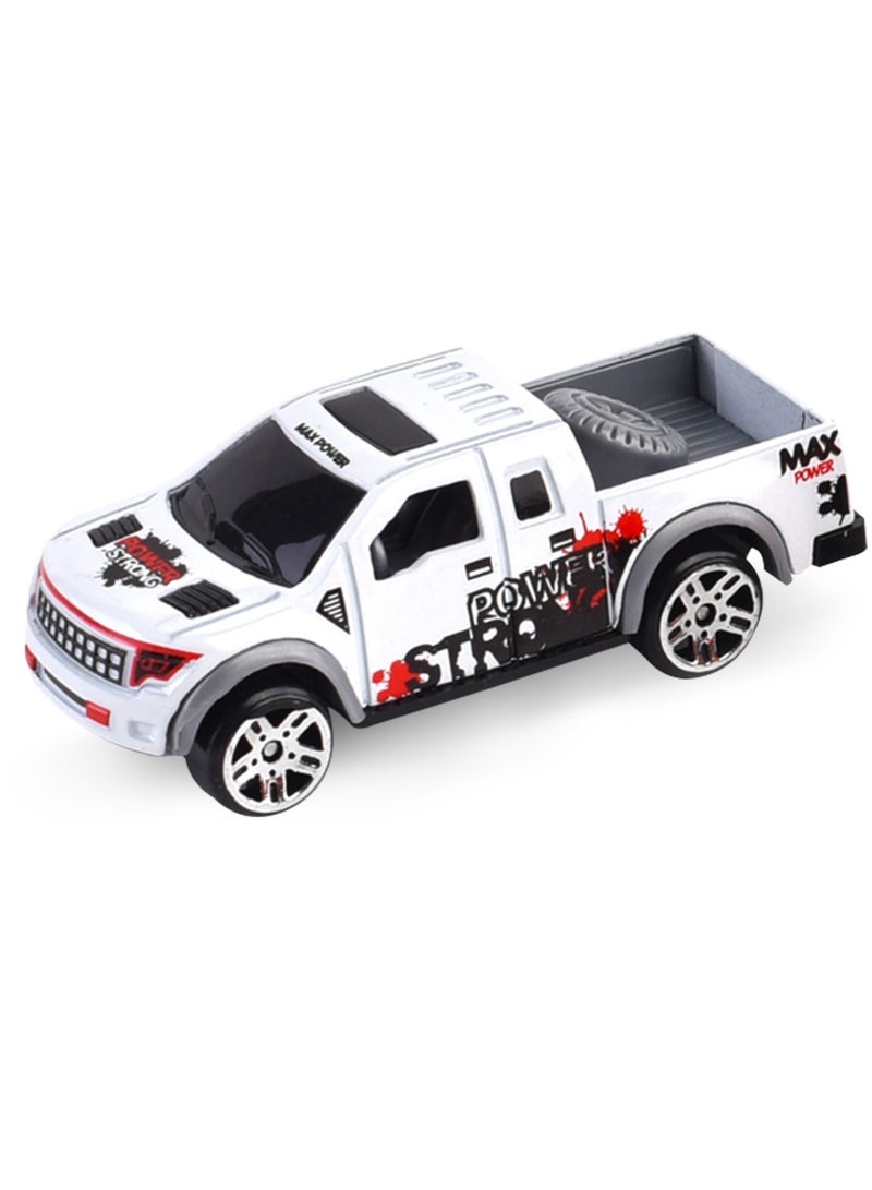 Little Story 6 Pieces Alloy Sliding Pickup Toy Truck - Multicolor  - Image 5