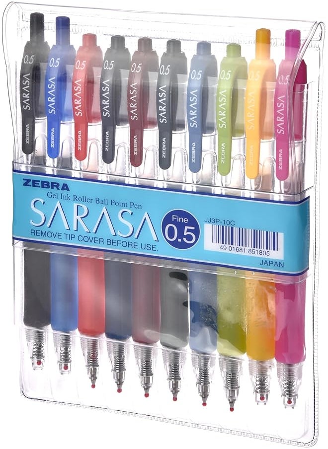 ZEBRA Gel Pen 10 Color 0.5  - Image 1