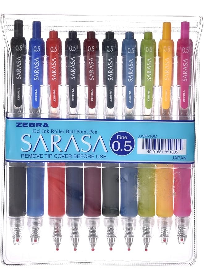 ZEBRA Gel Pen 10 Color 0.5  - Image 2
