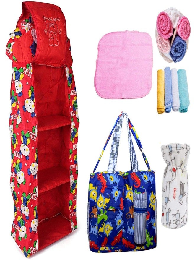 Unique Ideas New Born Baby Gift Set for 0-6 Month Baby (Clothes, Feeding, Bag and Toys) (9 Piece Set (Standard)) - Image 3