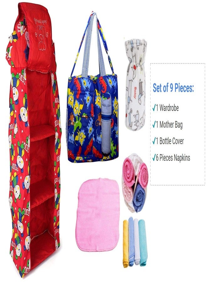 Unique Ideas New Born Baby Gift Set for 0-6 Month Baby (Clothes, Feeding, Bag and Toys) (9 Piece Set (Standard)) - Image 2