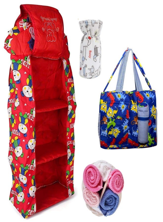 Unique Ideas New Born Baby Gift Set for 0-6 Month Baby (Clothes, Feeding, Bag and Toys) (9 Piece Set (Standard)) - Image 1