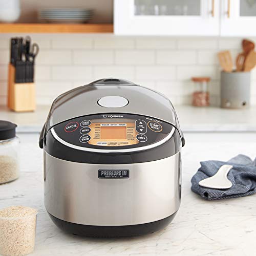 Zojirushi NP-NWC18 Pressure Induction Heating 10-Cup Rice Cooker and Warmer, Black - Image 2