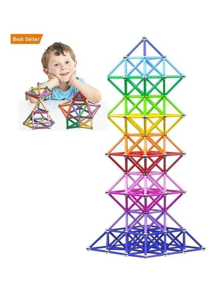Magnetic stick puzzle 98 pieces