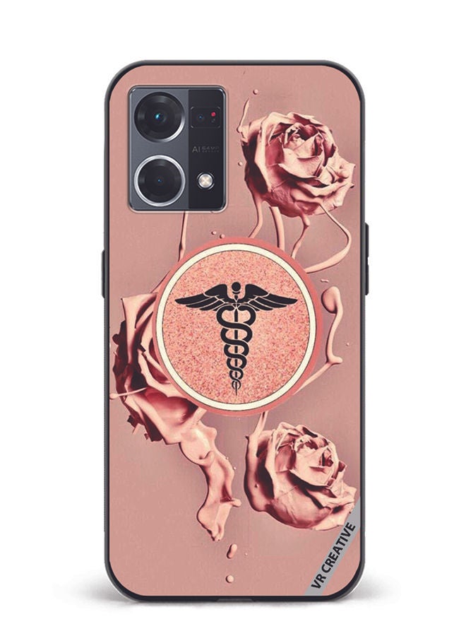 VR CREATIVE Protective Case Cover For Oppo Reno8 4G Doctor Design Multicolour - Image 1