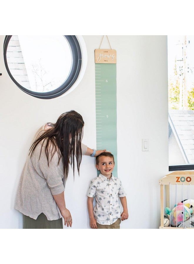 KIBAGA Beautiful Growth Chart for Wall - Cute Height Chart to Easily Track Your Kids' Growth and Milestones - Essential Baby and Toddler Playroom Decor That is Great for Gifting and Creates Lasting Memories - Image 2