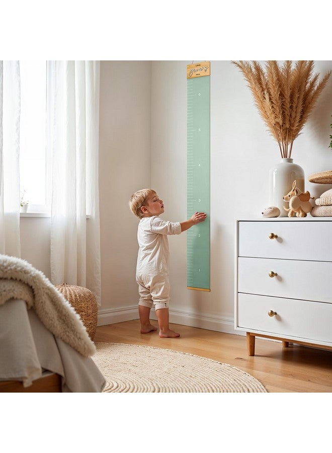 KIBAGA Beautiful Growth Chart for Wall - Cute Height Chart to Easily Track Your Kids' Growth and Milestones - Essential Baby and Toddler Playroom Decor That is Great for Gifting and Creates Lasting Memories - Image 5