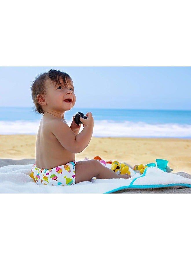 Charlie Banana 3 Diapers 6 Inserts Cotton Candy One Size - Image 3