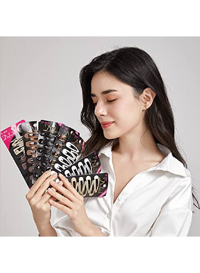 Dofash مشابك شعر معدنية 5 سم/2 بوصة ملحقات شعر أساسية 12 قطعة (شقراء) - Image 4