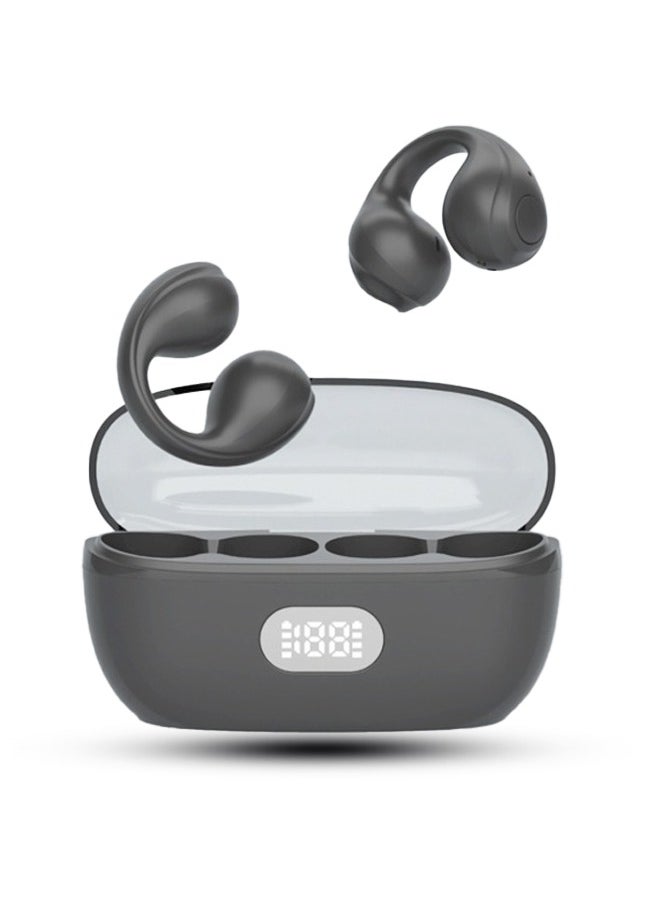 Generic AIR8 Clip Ear With Digital Display Charging Bin Wireless Bluetooth Earphones  - Image 1