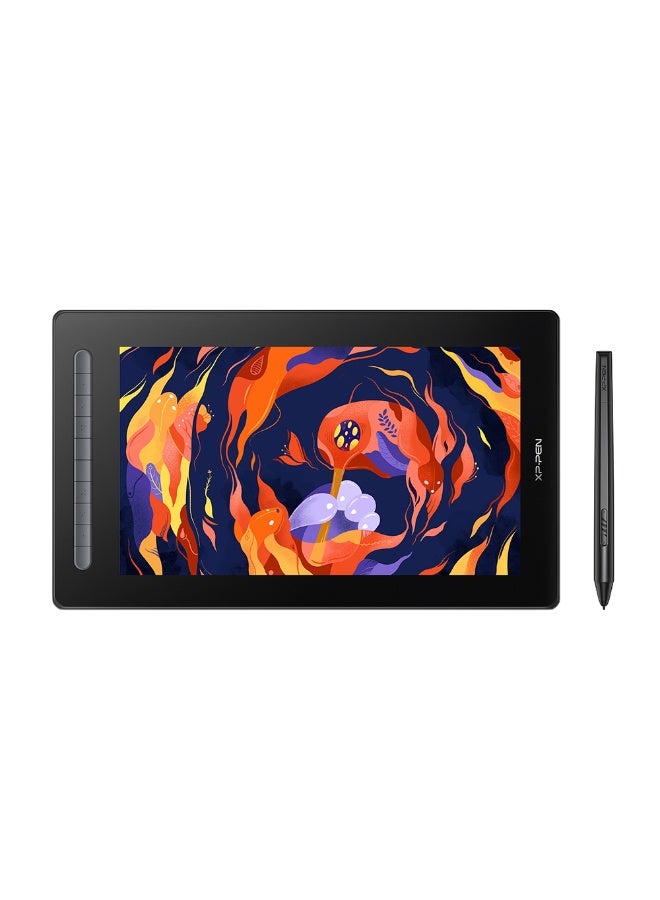 XP-PEN Artist16_2nd 16-inch Drawing Pen Display Graphics Monitor Full-Laminated Technology Drawing Monitor with Tilt Function,X3 Smart Battery-free stylus (Black)(Without Power plug Adaptor) - Image 1
