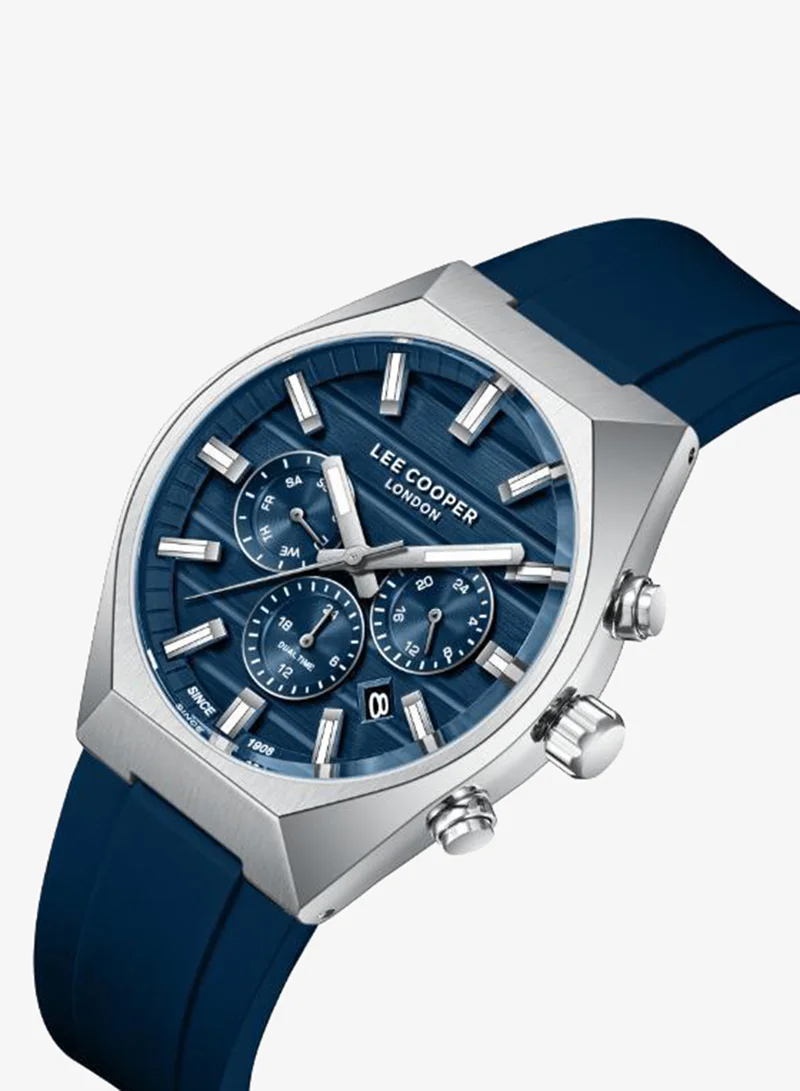 Lee Cooper Men's Silicone MULTIFUNCTION Watch LC08388.399 - 41 mm