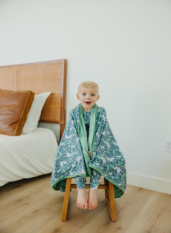 Copper Pearl Three-Layer Baby Blanket: Soft Baby Quilts for Boys and Girls | Breathable, Cozy, Toddler Blanket | Baby Quilt for Newborns | 46x46 Premium Polyester/Rayon | Jurassic Park - Image 4