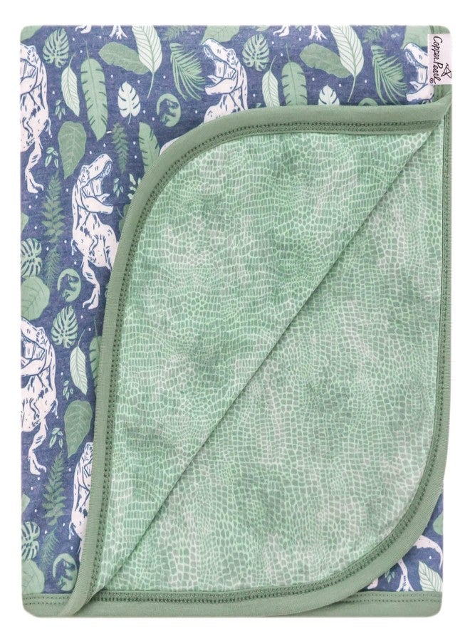 Copper Pearl Three-Layer Baby Blanket: Soft Baby Quilts for Boys and Girls | Breathable, Cozy, Toddler Blanket | Baby Quilt for Newborns | 46x46 Premium Polyester/Rayon | Jurassic Park - Image 1