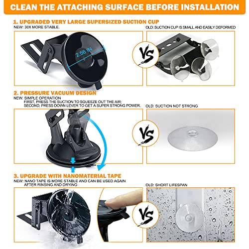 Xprite LED Emergency Traffic Advisor Strobe Dual Light Bar, Deck Windshield Visor Safety Hazard Flashing Lightbars w/Wireless Remote & Control Box, for Law Enforcement Vehicles Trucks - White Green - Image 4