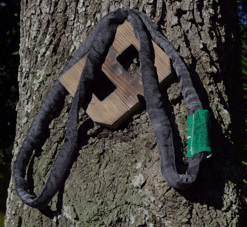 runner deer Black Spanset Round Slings 2-Pack 5300lb for Aerial Hoop Rigging polyeste sling for Yoga Hammock Aerial Silks Wrap Over Tree Limbs or Beams - Image 3