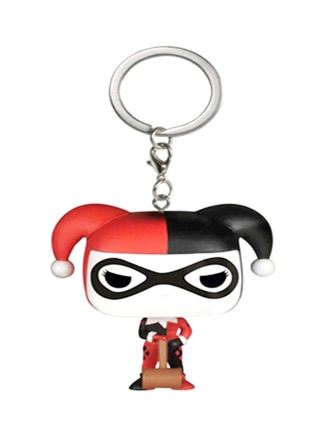 نيبمينينت سلسلة مفاتيح بتصميم فانكو بوب على شكل فتاة المهرج المستوحاة من أفلام "Suicide Squad"