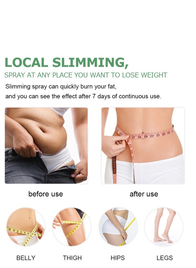LANEMAY Heating massage spray,Slimming Essential Oils for Weight loss Shaping the Waist Thighs and Legs Essential Oil Used to Remove Belly Fat 30ml - Image 4