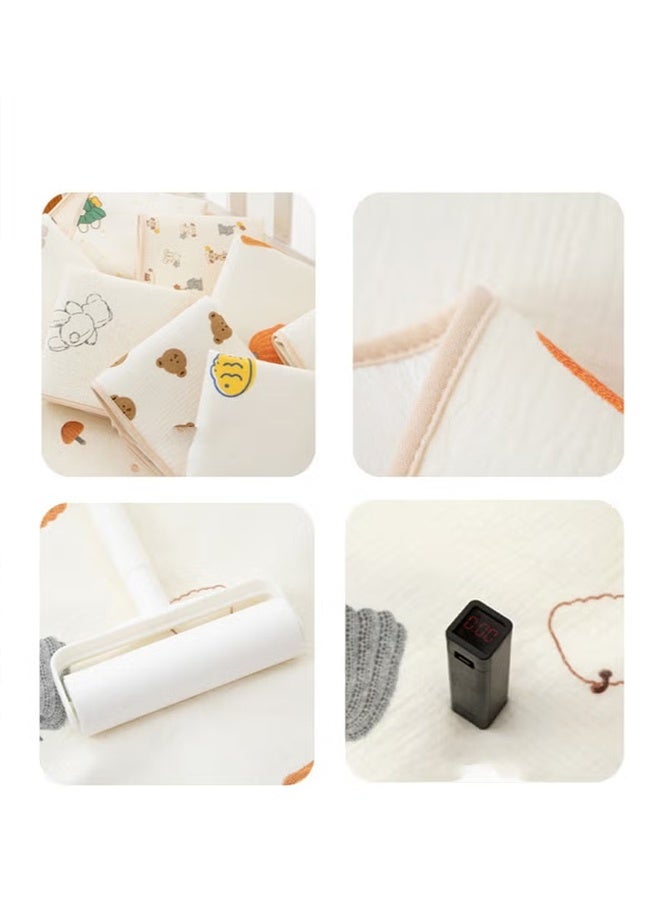 Vinnatsu Baby Waterproof Changing Pad Liners Waterproof bed sheet  - Quilted Thicker Ultra Soft Changing Table Cover Liners for Baby Toddler Children Pet and Adults - Durable & Easy to Clean -  50×70 CM - Image 5