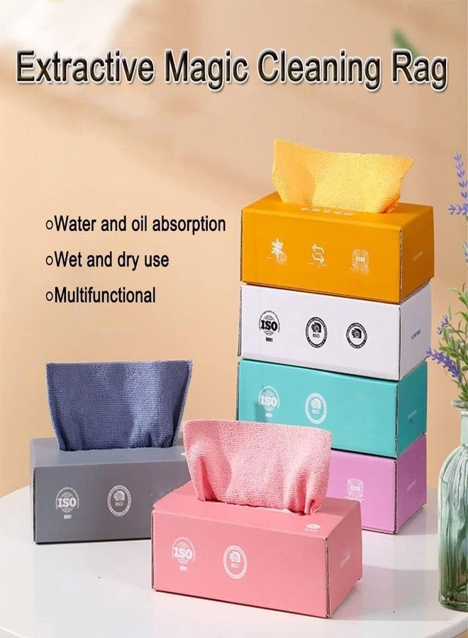 MANTHUMI Microfiber Cleaning Cloth - 20 PCS Reusable Microfiber Multi Functional Cleaning and Drying Wipes for Home Kitchen & Office | Cleaning Cloth with Dispenser Box (Pack of 1 Box) - Image 5