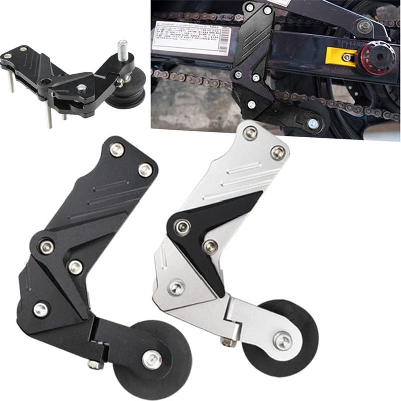 woobles Universal Chain Tensioner, Aluminum Alloy Widened Anti-Skid Chain Tensioner Adjustment Tool Auto Adjuster Roller Bolt Accessories Universal Fit for Motorbike - Image 5