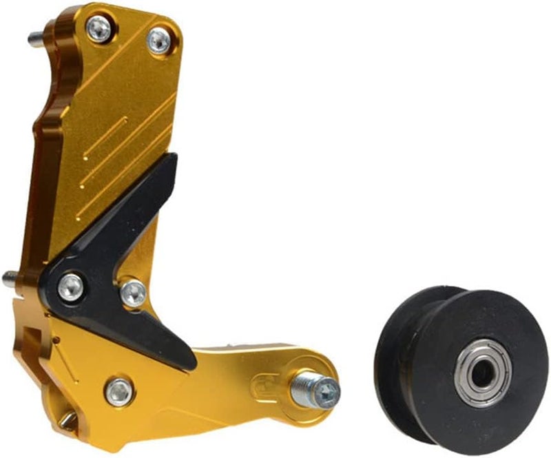 woobles Universal Chain Tensioner, Aluminum Alloy Widened Anti-Skid Chain Tensioner Adjustment Tool Auto Adjuster Roller Bolt Accessories Universal Fit for Motorbike - Image 1