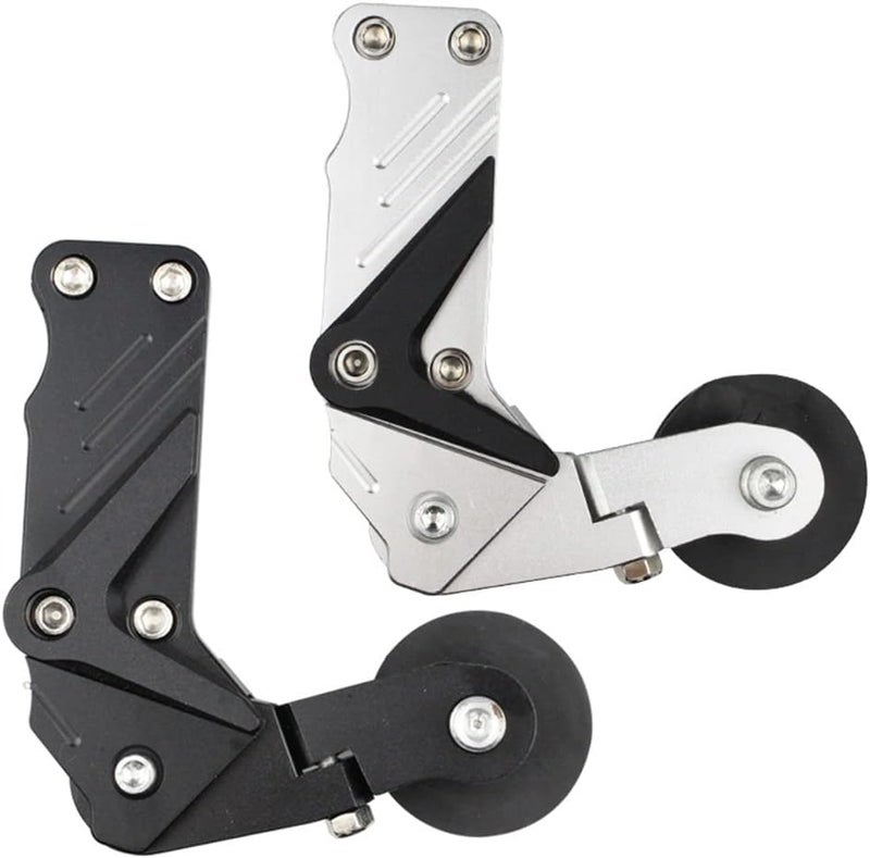 woobles Universal Chain Tensioner, Aluminum Alloy Widened Anti-Skid Chain Tensioner Adjustment Tool Auto Adjuster Roller Bolt Accessories Universal Fit for Motorbike - Image 3