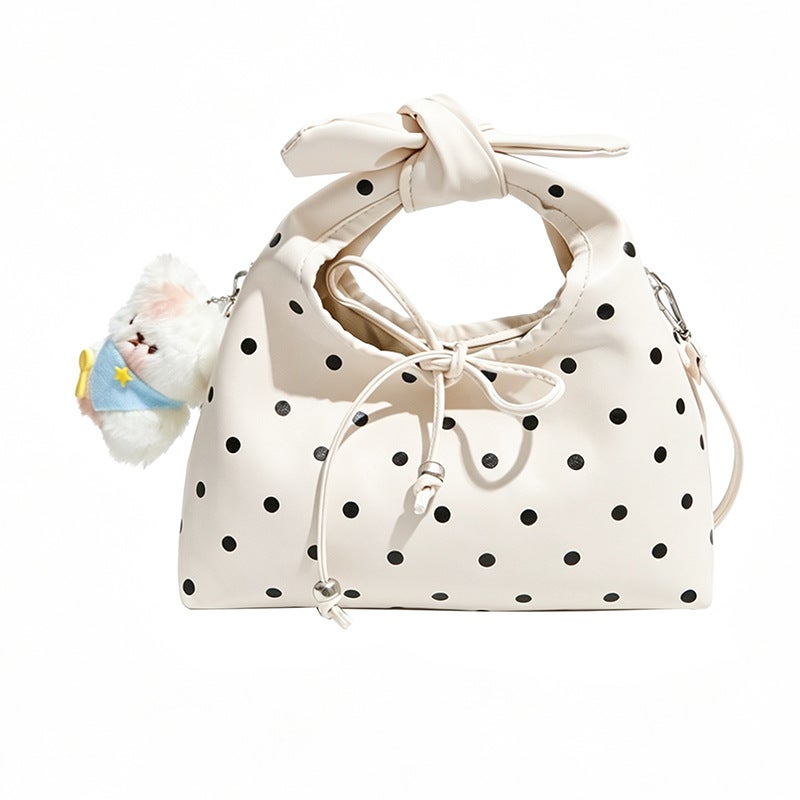 Trendy Polka Dot Women's Crossbody Bag - Versatile and Chic