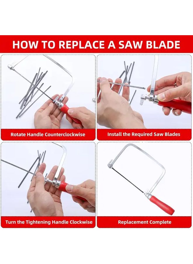 7 Piece Wire Saw Set 360 Rotatable Wood Saw For Cutting Aluminum Iron Wood Plastic - Image 4