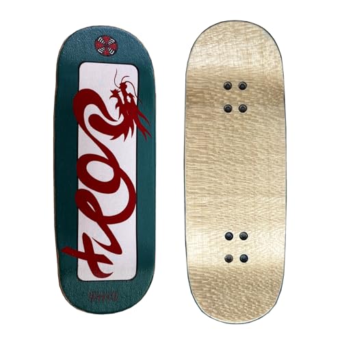 NOAHWOOD Handmade Fingerboard Deck 98x34mm 5Layer Color Maple Pro concave Creative Design Mini Skateboard noahwood - Image 1