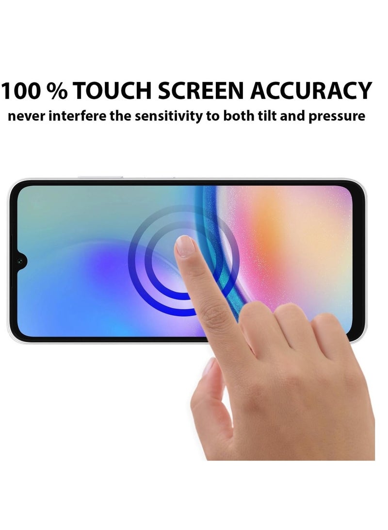 حزمة 3 واقي شاشة متوافق مع سامسونج جالاكسي A05s / سامسونج جالاكسي A05 زجاج مقسى فيلم حماية مميز عالي الجودة [مضاد للتوهج] لسامسونج جالاكسي A05s - Image 4