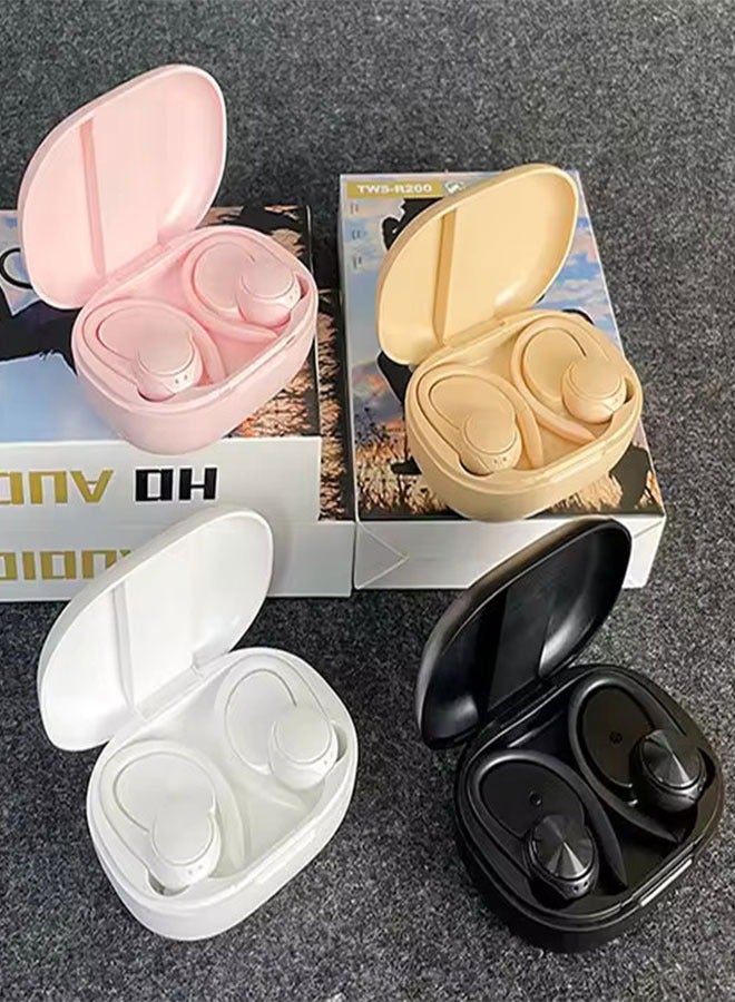 آيجو سماعات رأس لاسلكية غير قابلة للارتداء فوق الأذن TWS، سماعات رأس لاسلكية لنظامي Android وiPhone، شحن سريع Tpye-C، إلغاء الضوضاء الذكي ENC، مدة تشغيل تصل إلى 24 ساعة، مقاومة للماء - أبيض LED - Image 5