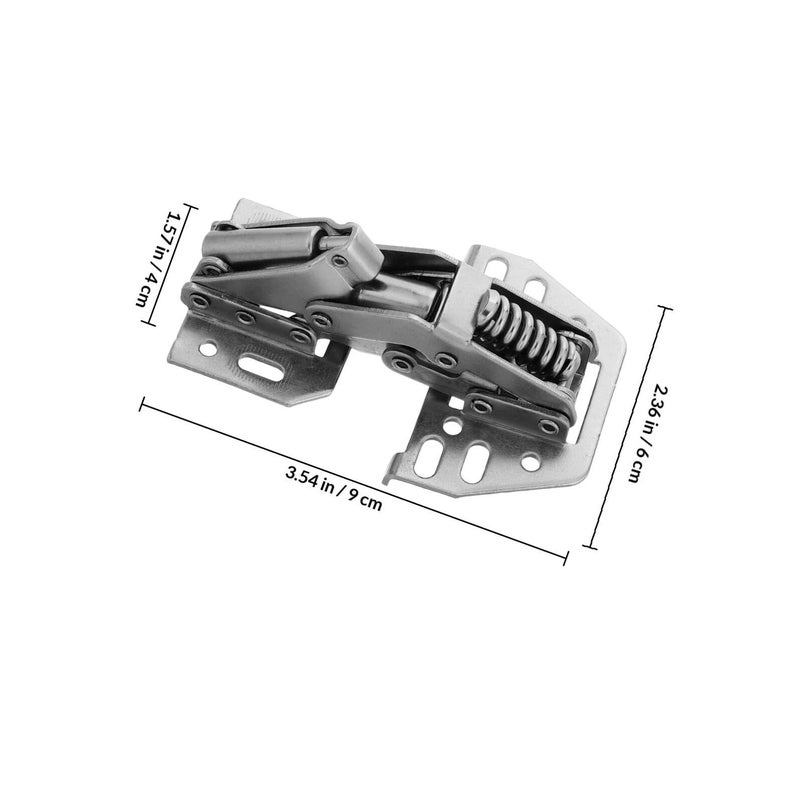 RV Cabinet Door Hinges 60mm Heavy Duty Hydraulic Buffer Camper Hinges With Fixed Angle For Kitchen Cupboard - Image 3