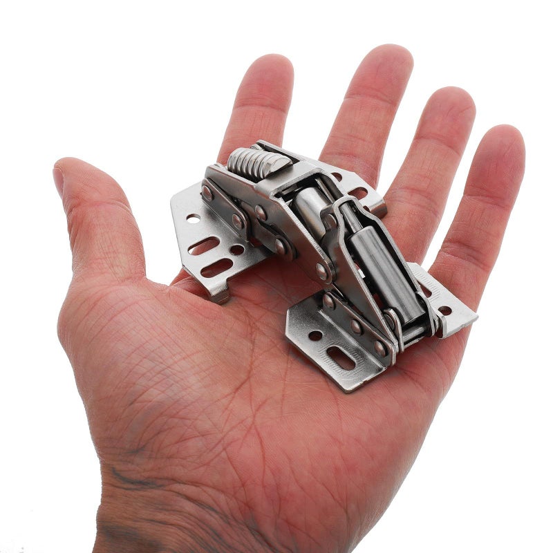 RV Cabinet Door Hinges 60mm Heavy Duty Hydraulic Buffer Camper Hinges With Fixed Angle For Kitchen Cupboard - Image 5