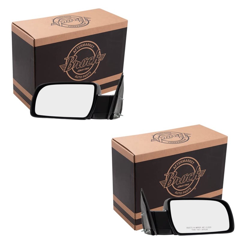 Manual Mirror for 19881999 C1500 Standard Type Metal Base Manual Fold 19921999 C1500 Suburban 19882000 C2500 19921999 C2500 Suburban 19882000 C3500 19881999 K1500 19921999 K1500 Suburban Set
