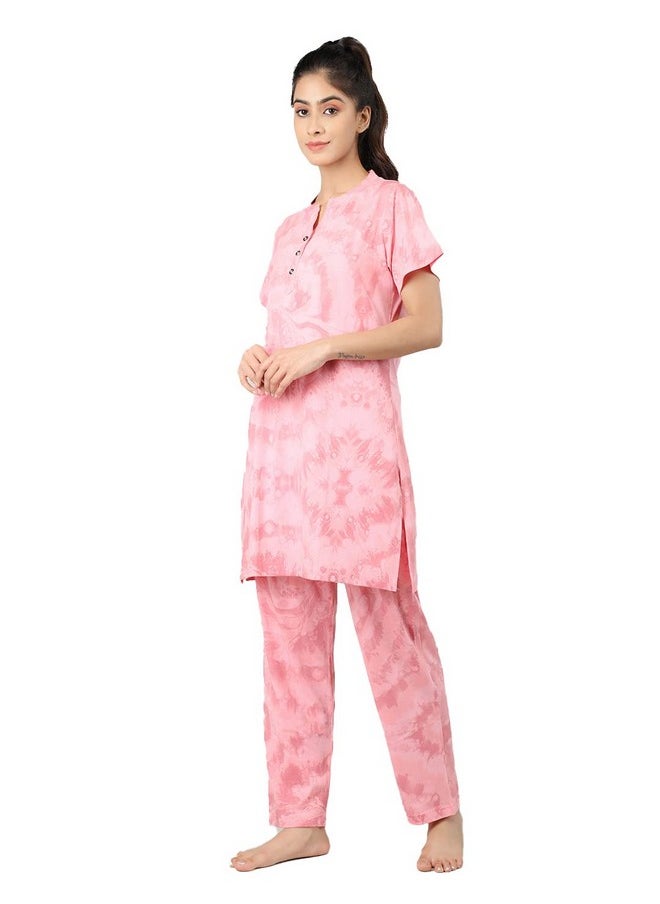 Duchess Women's Cotton Tie-Dye Long Length Night Suit Set - pzsku/Z99FCD2D66A2EE71057EFZ/45/_/1737720703/b72f68e5-9598-4811-b99e-b1f62f3dbff2