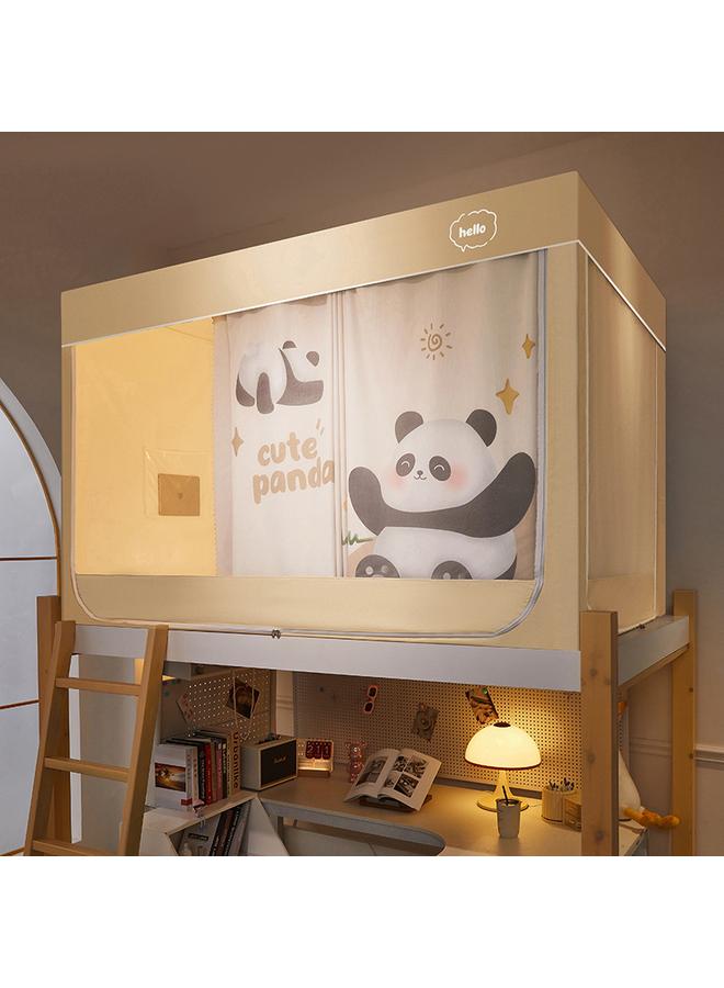 Bluejw Strong Shading Bed Curtain Student Dormitory Room Color Mosquito Net Integrated 2 M Long Upper And Lower Bunk Universal 90x 200 Uncoated - Image 1