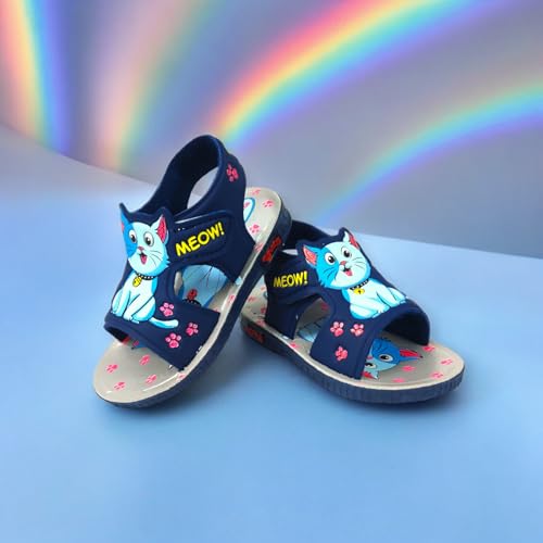 Coolz Kids Chu-Chu Sound Musical Sandals C-06 for Baby Boys and Girls Age 1-3 Years (Blue, UK Footwear Size System, Toddler, Age Range, Medium, 15 Months, 18 Months) - Image 2