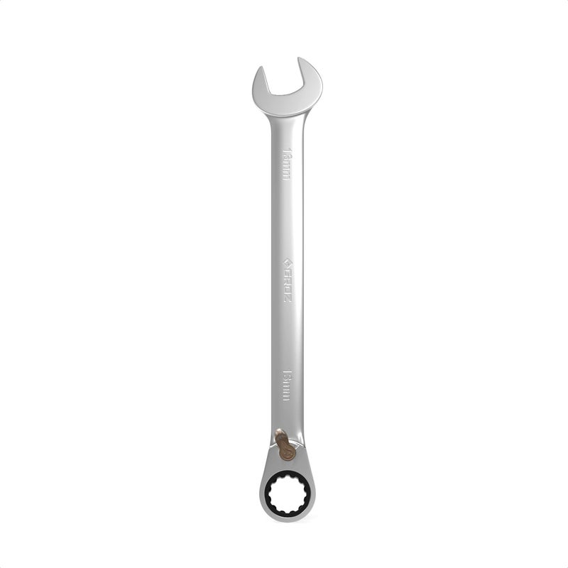 GROZ Reversible Ratcheting Spanner with Scratch Proof Ultra-Premium Finish| Ideal for high torque applications| Reversible Lever| Chrome Vanadium Construction| Heat Treated| Size: 13 mm| CSP/RRT/13/UG - Image 5